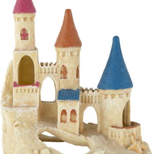 Fins First Aquarium Décor, Sand Castle, Medium