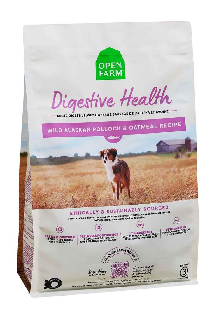 Open Farm Digestive Health Dry Dog Food, Pollock and Oatmeal - Image 2