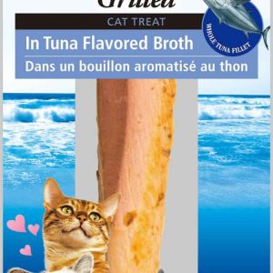 Inaba Tuna Fillet Grilled Cat Treat in Tuna Flavor Broth, 0.52 Ounces