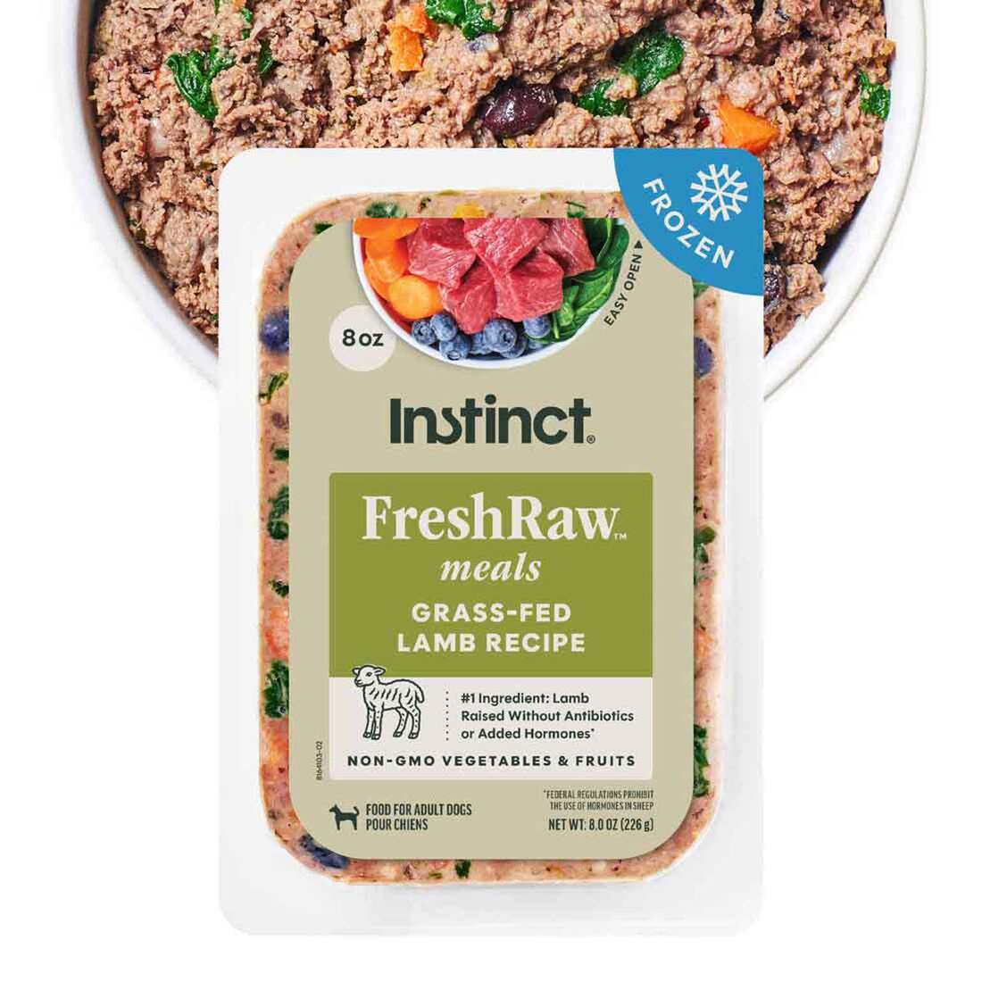 Instinct FreshRaw Meals Grass-Fed Lamb Recipe Dog Food - Image 2
