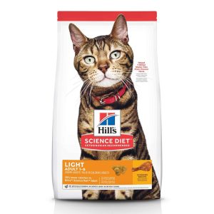 Hill's Science Diet Adult Light Chicken Recipe Dry Cat Food, 4 Pound Bag