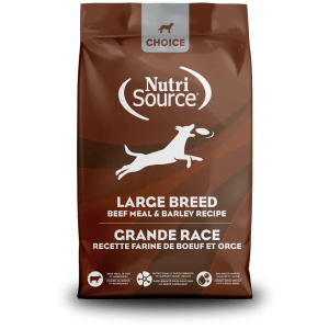 Nutrisource Choice Large Breed Beef and Barley Dry Dog Food, 40 Pounds