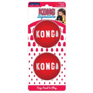 KONG Signature Balls, 2 Pack Large