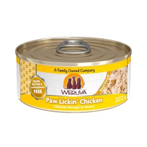Weruva Classic Natural Wet Cat Food, Paw Lickin' Chicken Chicken Recipe in Gravy, 5.5 Ounces