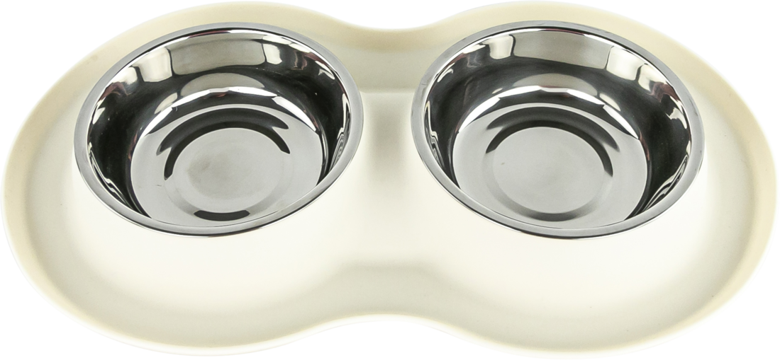 Play On Silicone Dog Double Diner with Inserts - Image 2