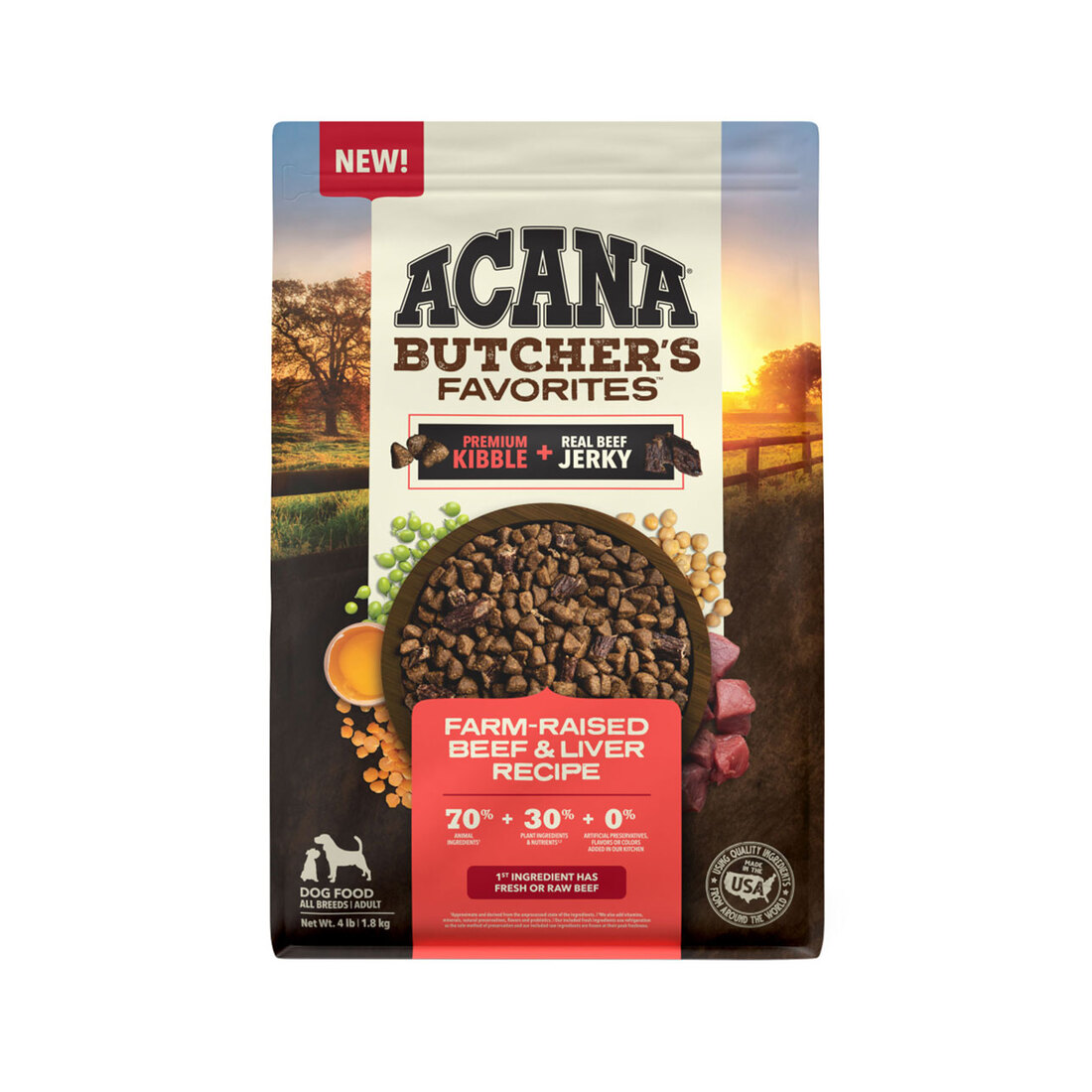 ACANA Butcher's Favorites Farm-Raised Beef Dog Food - Image 2