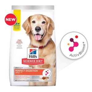 Hill's Science Diet Adult 7+ Perfect Digestion Dry Dog Food, Chicken, Whole Oats & Brown Rice Recipe