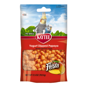 Kaytee Fiesta Yogurt Dipped Papaya Mango, 2.5 Ounces