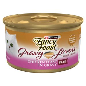 Purina Fancy Feast Gravy Lovers Chicken Feast Pate in Wet Cat Food Gravy - 3 Ounce Can