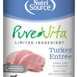 Pure Vita Grain Free Wet Dog Food, Turkey, 12.3 Ounces