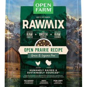 Open Farm RawMix Grain Free Dog Food, Open Prairie Recipe, 3.5 Pounds