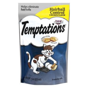 Temptations Functional Treats for Cats Indoor Care, Chicken Flavor, 2.1 Ounces
