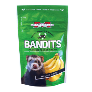 Marshall Bandit Ferret Treats Banana, 3 ounce bag