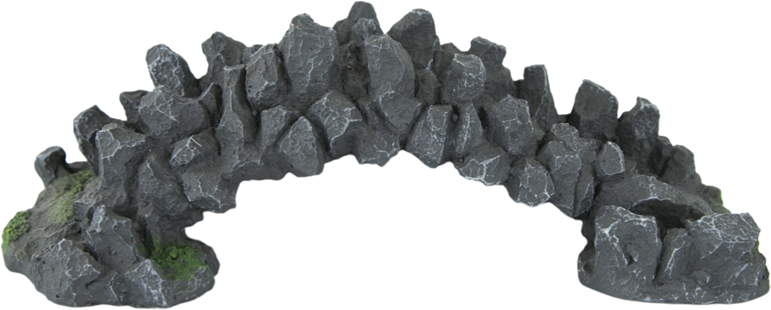 Fins First Aquarium Décor, Rock Bridge, Medium