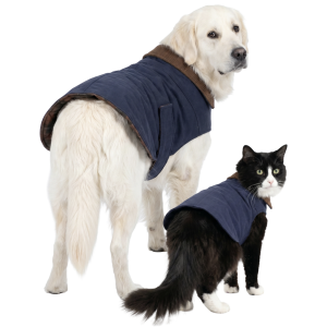 Play On Navy Chore Dog or Cat Jacket