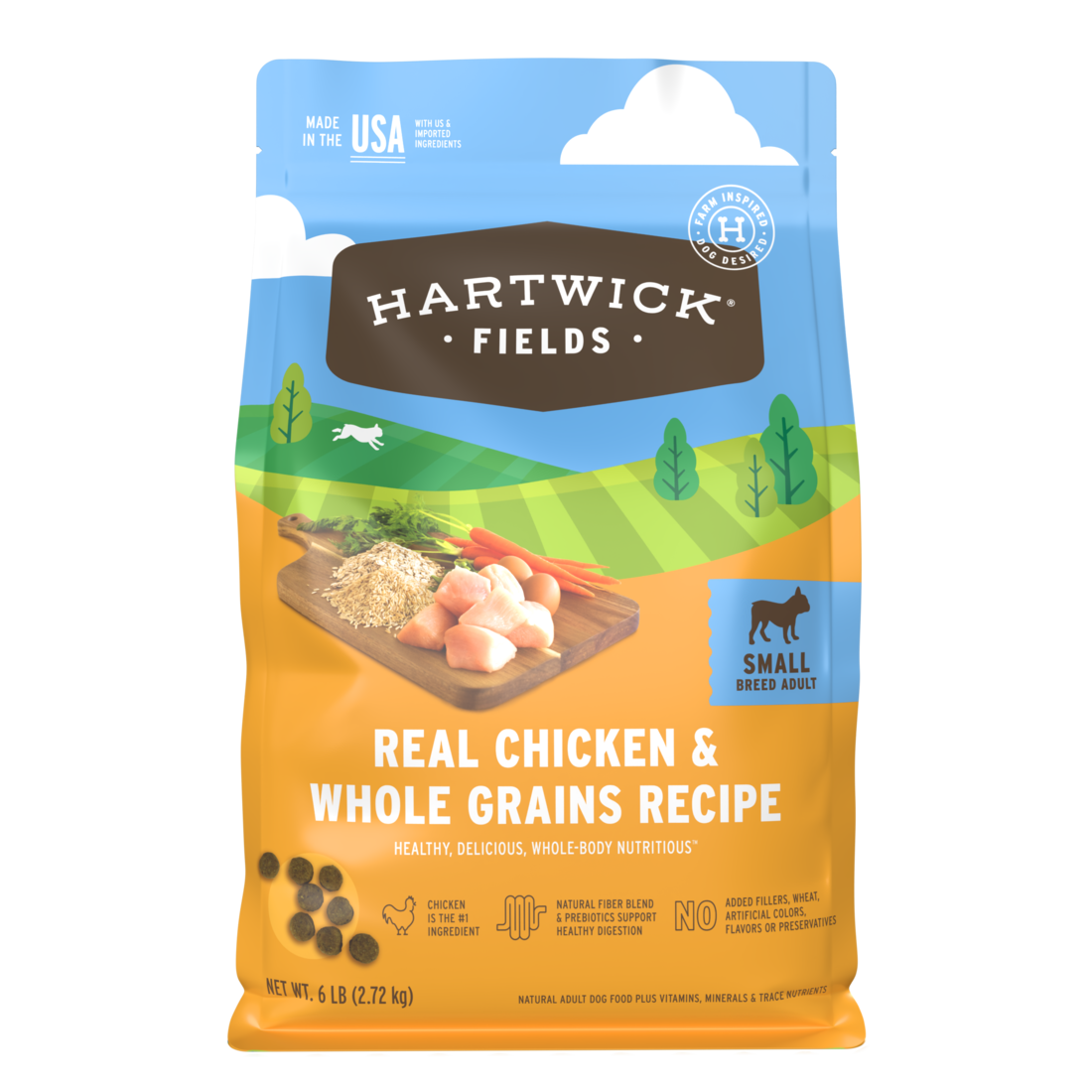 Hartwick Fields Small Breed Adult Real Chicken & Whole Grains Recipe