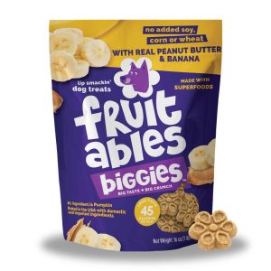 Fruitables Biggies Peanut Butter & Banana Dog Treats, 16 Ounces