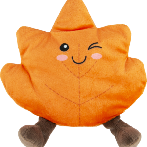 Play On Plush Crinkle Leaf With Legs Dog Toy, 8 Inches