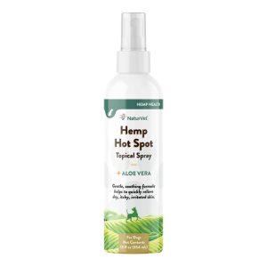 NaturVet Dog Hemp Hot Spot Spray Allergy, 12 Ounces