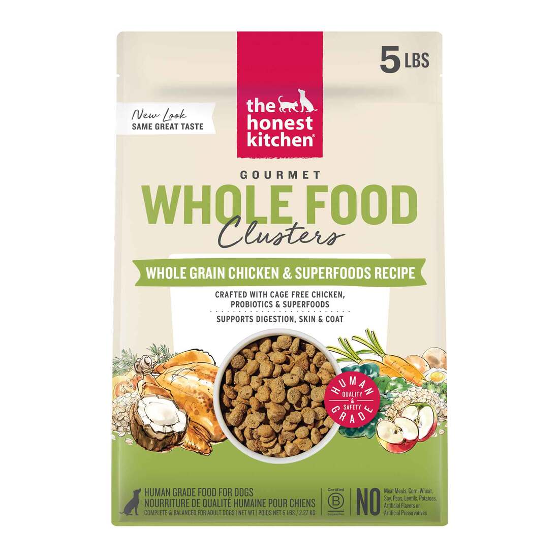 The Honest Kitchen Whole Food Clusters Whole Grain Chicken & Oat - Image 2