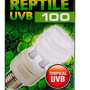 Exo Terra Reptile UVB 100 Tropical UVB Bulb, 13 Watt