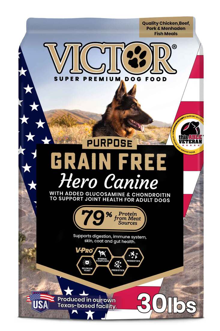 VICTOR Purpose Grain-Free Hero Canine, Dry Dog Food, 30 Pounds