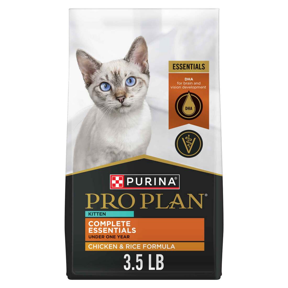 Purina Pro Plan Kitten Complete Essentials Dry Cat Food, Chicken and Rice Formula - Image 2
