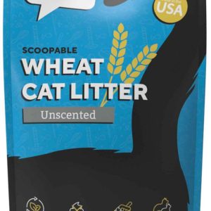 Play On Scoopable Wheat Cat Litter, Unscented, Bag, 25 Pounds
