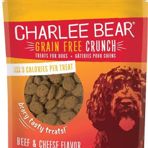 Charlee Bear Beef, Liver, and Cheese Dog Treats, 8 Ounces