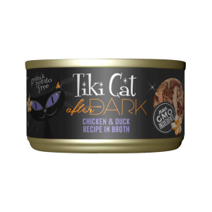 Tiki Cat After Dark Whole Foods Wet Cat Food, Chicken & Duck, 2.8 Ounces