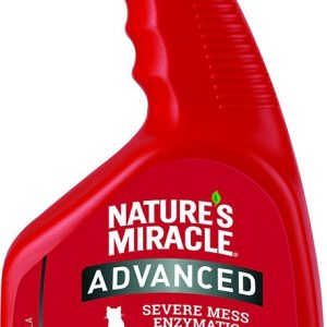 Nature's Miracle Advanced Just For Cats Stain & Odor Remover Spray Sunny Lemon, 32 Ounces