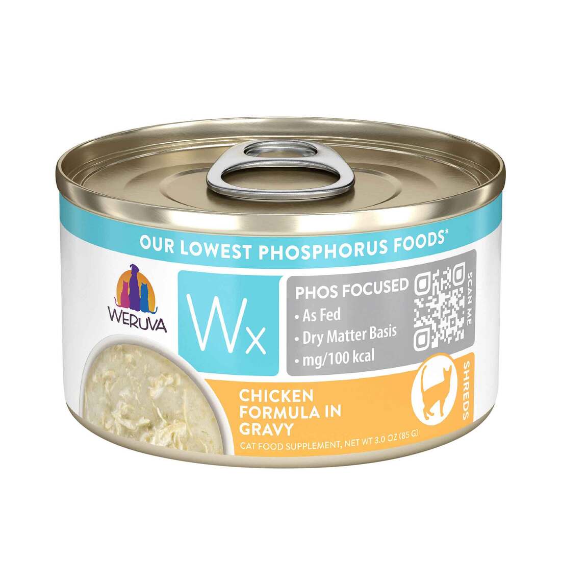 Weruva Wx Phos Focused Wet Cat Food, 3 Ounce Can