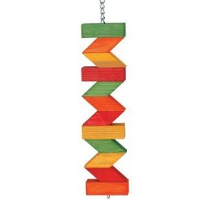 Play On Bird Toy Zig Zag Chew, Large