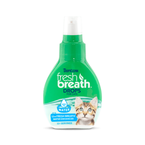 TropiClean Fresh Breath Drops for Cats, 2.2 ounce