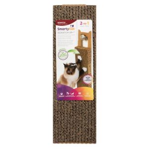 SmartyKat Scratch Up+ with Catnip Infusion Technology Corrugate Hanging Cat Scratch Pad, Reversible