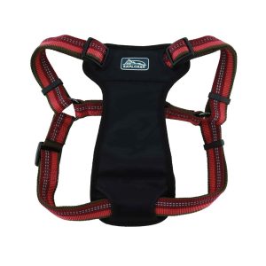 K9 Explorer Reflective Adjustable Padded Dog Harness, Berry