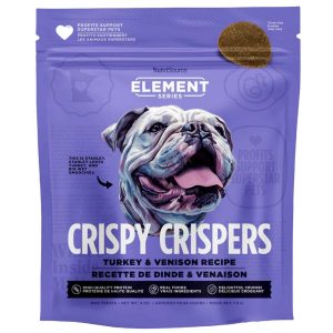 NutriSource Element Series Crispy Crispers Dog Treats, Turkey & Venison, 4 Ounces
