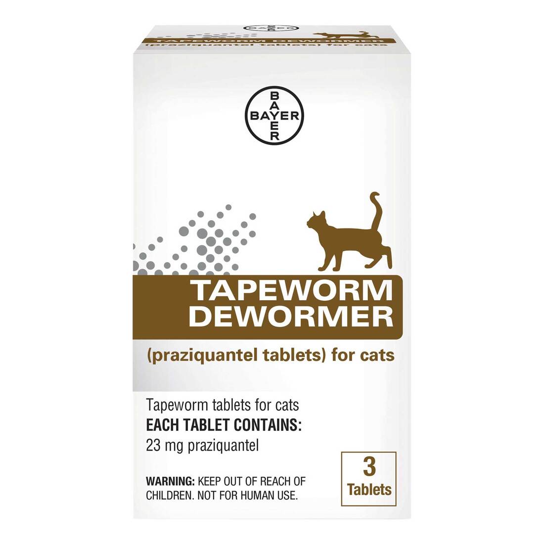 Elanco Tapeworm Dewormer for Cats, 3 Count