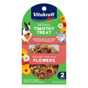 Vitakraft Timothy Foraging With Flowers Small Animal Treat, 2 Count