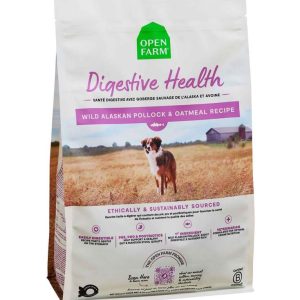 Open Farm Digestive Health Dry Dog Food, Pollock and Oatmeal, 22 Pounds