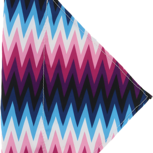 Play On Bandana, Purple Zigzag, One Size