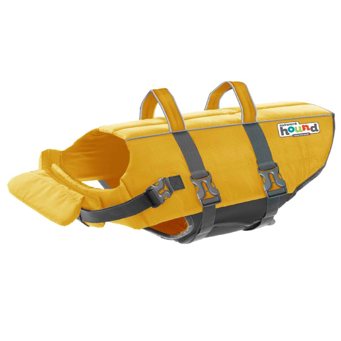 Outward Hound Dog Life Jacket, Granby Splash Yellow - Image 2