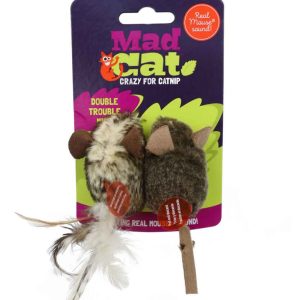 Mad Cat Double Trouble Mice, 2 Pack