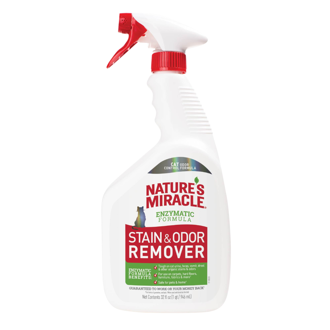 Nature's Miracle Just for Cats Stain and Odor Remover, 32 Ounces