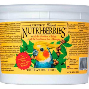 Lafeber Classic Nutri-Berries for Cockatiel, 4 Pounds