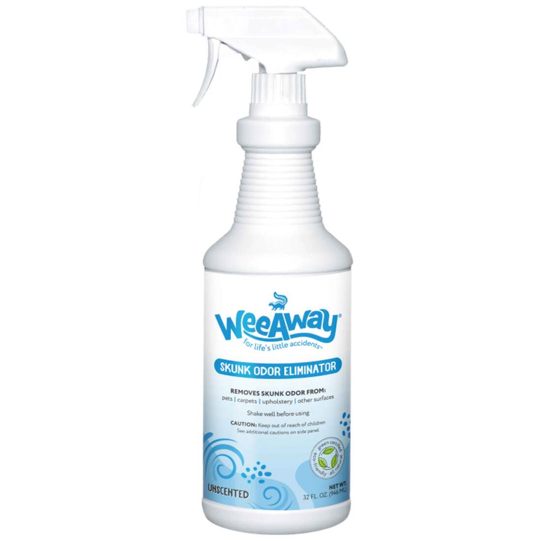 Wee Away Skunk Odor Eliminator, Unscented, 32 Ounces