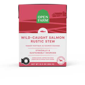 Open Farm Rustic Stew Wet Dog Food, Wild-Caught Salmon, 12.5 Ounces