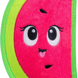 Outward Hound Tough Skinz Watermelon Dog Toy, Red, Small