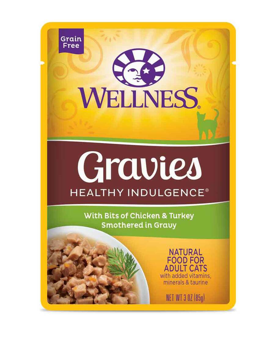 Wellness Healthy Indulgence Natural Grain Free Wet Cat Food, Gravies - Image 2