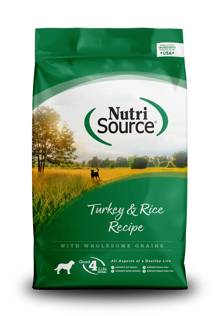 NutriSource Dry Dog Food, Turkey and Rice, 26 Pounds